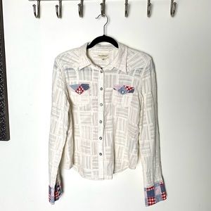 Denim & Supply Ralph Lauren patchwork shirt.
